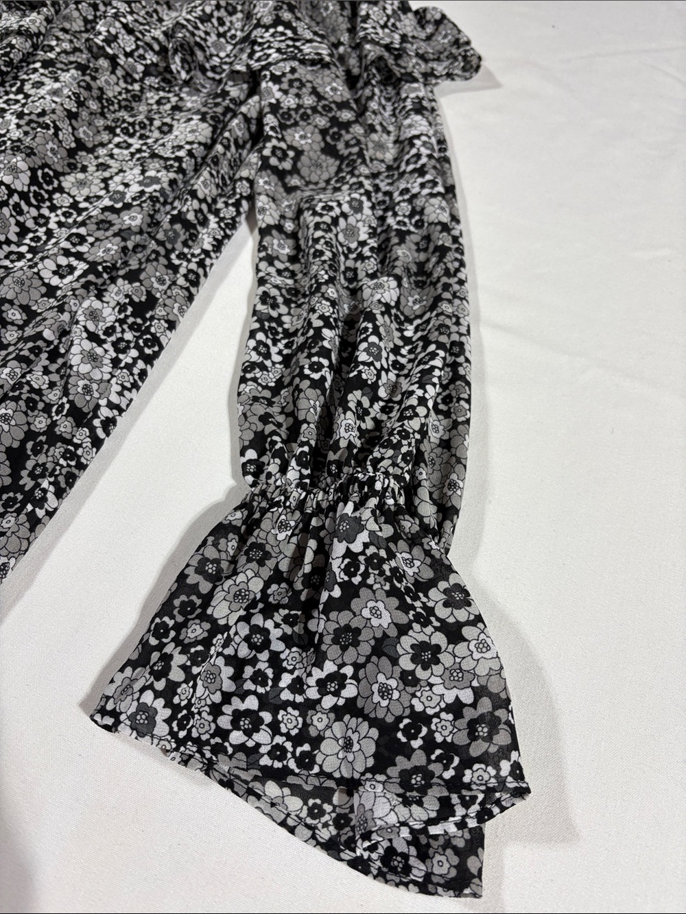 Michael Kors Blouse Floral Off-Shoulder Large - Picture 14 of 15